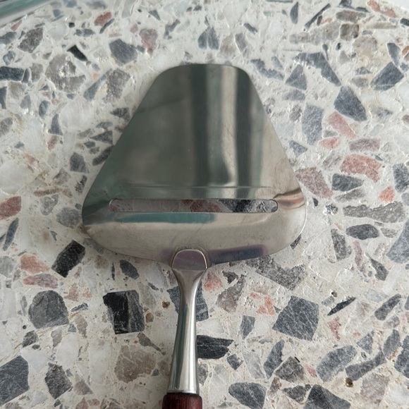Stainless Steel Cheese Slicer with Wooden Handle - Picture 3 of 6